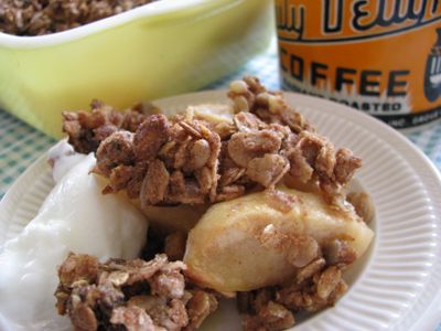 Good mornin' apple crisp