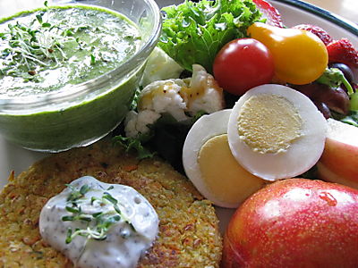 Quinoa bean burgers