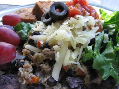 Vegetarian taco salad