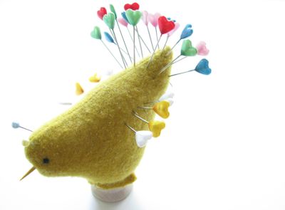 Chick pincushion