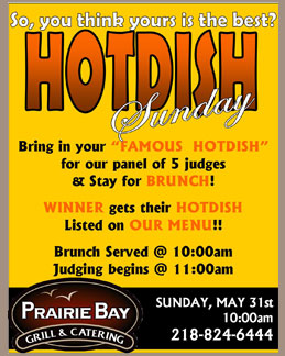 Prairie bay hotdish competition