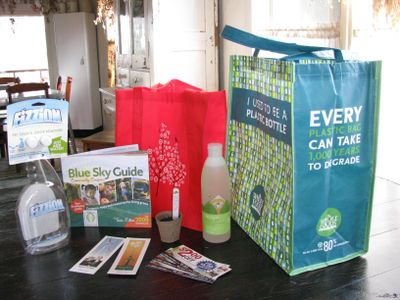 Living green expo goodies