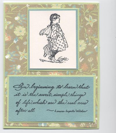 Laura ingalls wilder quote