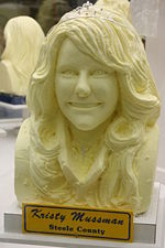 Princess kay 2008 butter sculpture