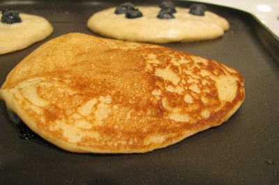Oat cornmeal pancakes