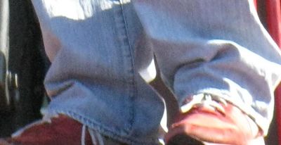 Garrison Keillor's sneakers