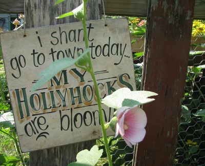 I shan't go to town today