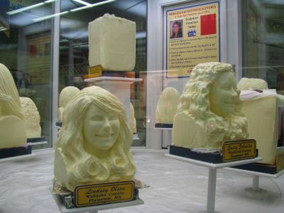 Princess kay butter sculptures