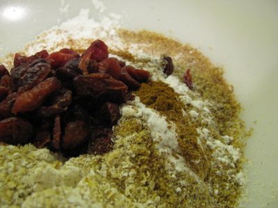 Sweet potato scone dry ingred