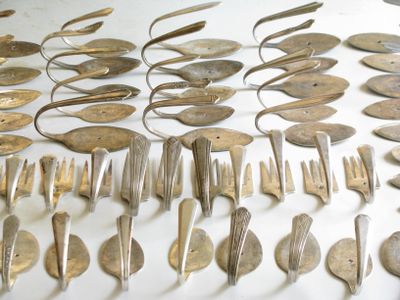 Silverware hooks