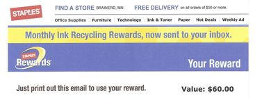 Staples reward certificate2