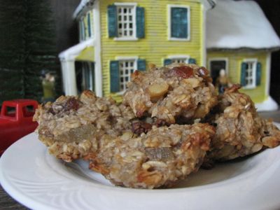 Banana oatmeal coconut cookies