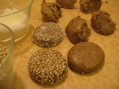 Oat flax cookies