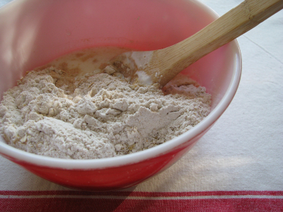 Soaked muffins 1st step