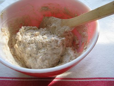 Soaked muffin 1st step mixed