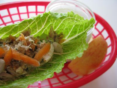 Walnut dill tuna salad