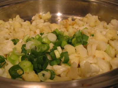 Cauliflower sauteed