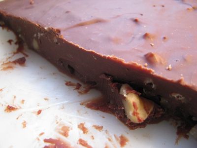 Easy fudge hardened