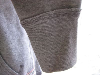 Sweatshirt cuff