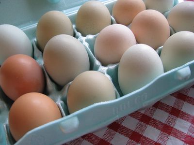 Pastel eggs