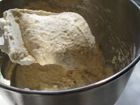 Almond cake batter Almond cake batter