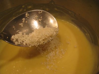 Shredded unsweetened coconut