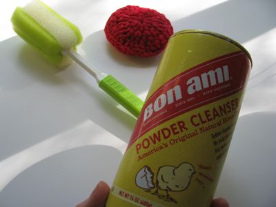 Dish cleaning aids