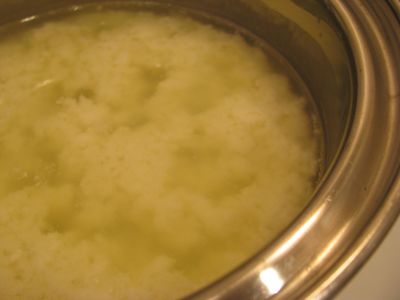 Ricotta cheese solids