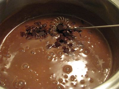 Velvety smooth chocolate pudding