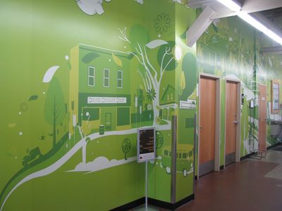 Seward co-op wall mural