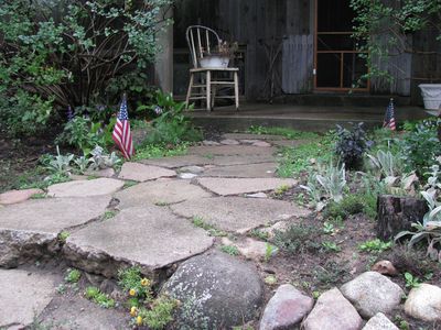 Stone walkway