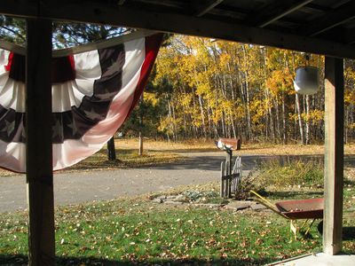 Spider web porch opening