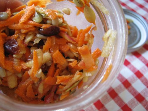 Carrot apple slaw