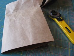 Notebook grocery bag