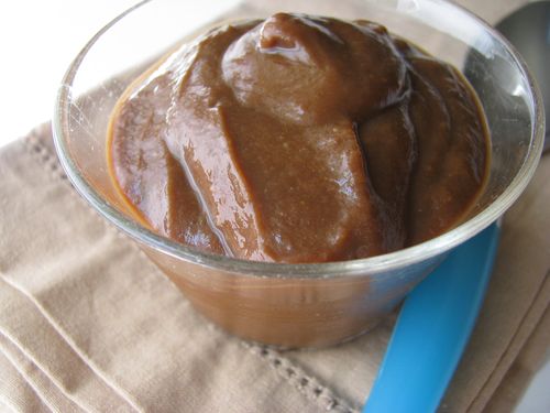Chocolate banana squash or pumpkin pudding