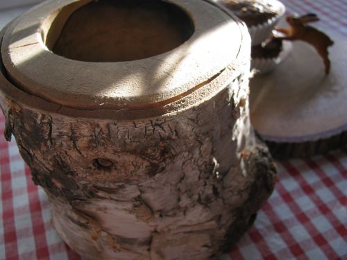 Log pedistal + platter