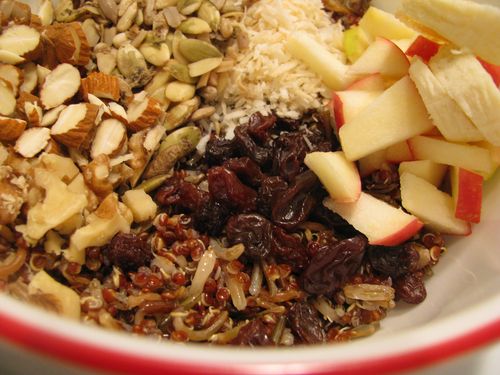 Quinoa wild rice cooked