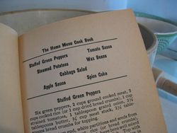 The home menu cook book fall menu sampler