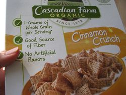 Cinnamon crunch cereal