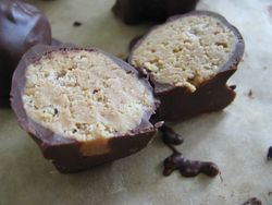 Crispy buckeyes center