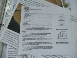 KAF quinoa pancakes recipe