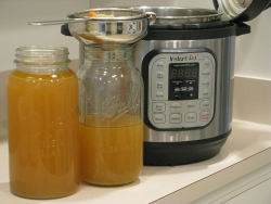 Strained bone broth Strained bone broth