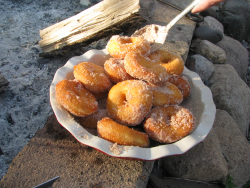 Campfire donuts