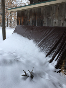 Tarped straw insulation